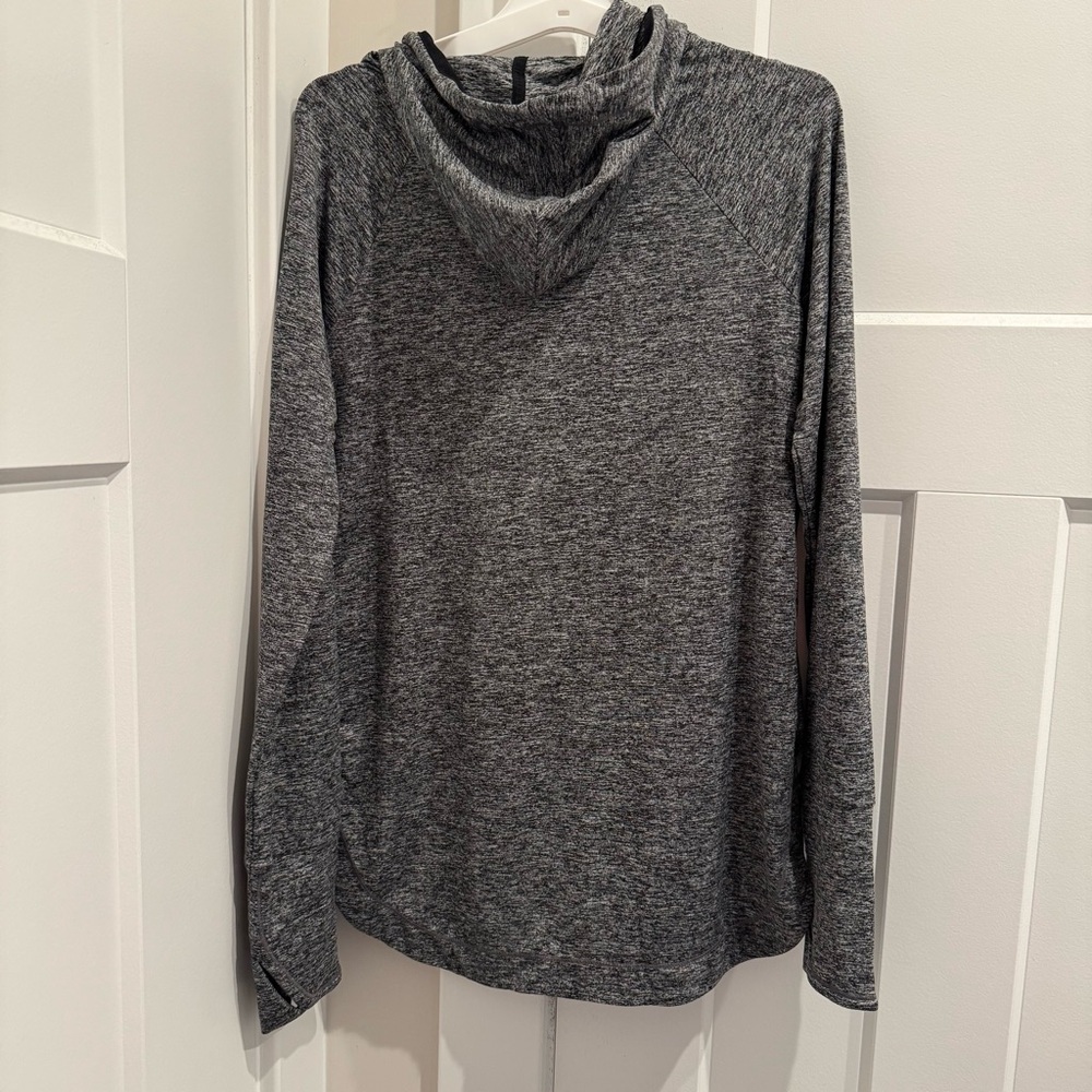 Athleta Gray Uptempo Hooded Athletic Pullover XS - Picture 7 of 10